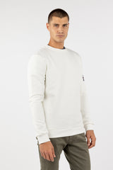 Sudadera Parche Bandera Crema