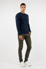 Sudadera Diseño Williot Espalda Marino