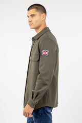 Sobrecamisa Tejido Técnico Verde Militar