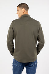 Sobrecamisa Tejido Técnico Verde Militar