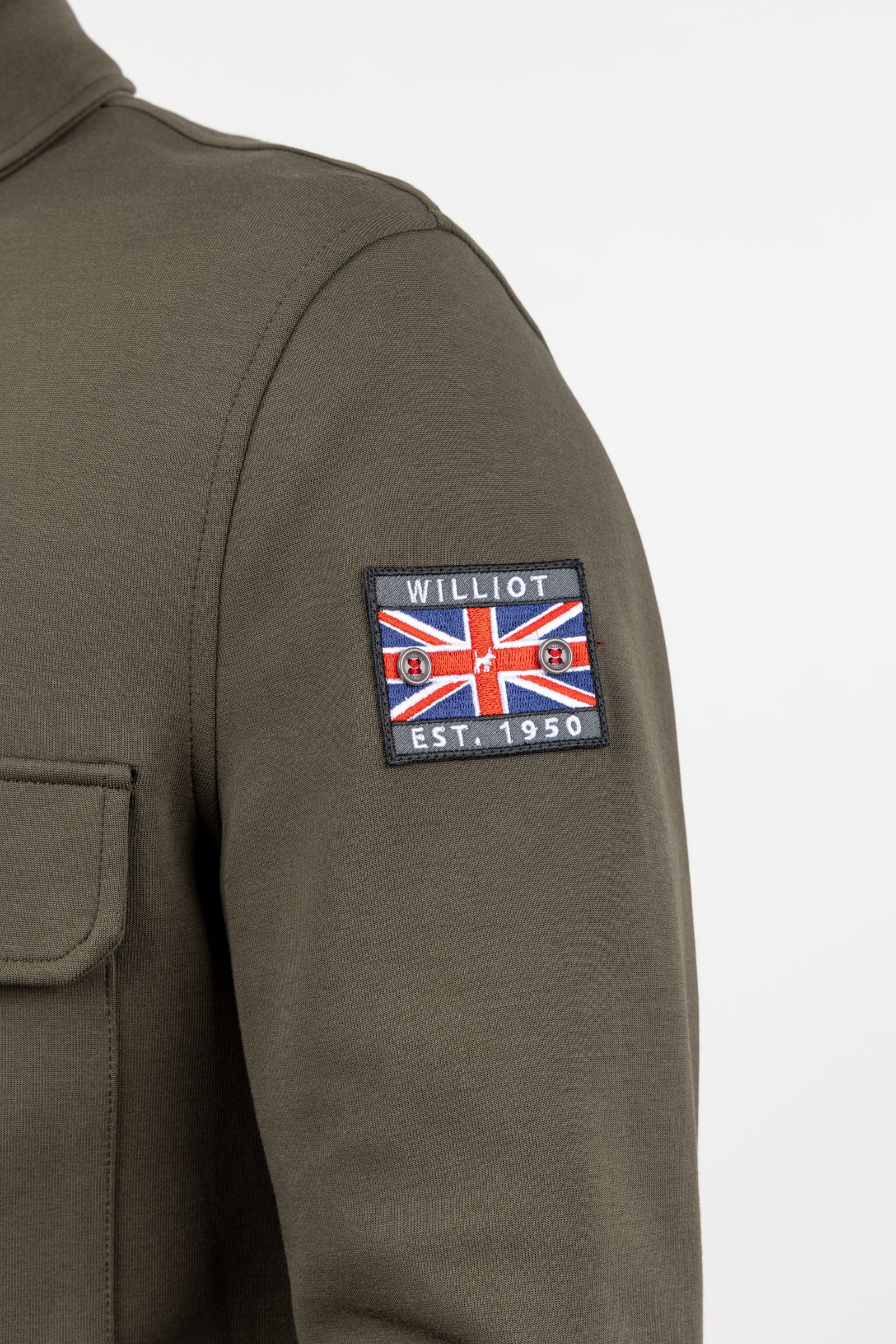 Sobrecamisa Tejido Técnico Verde Militar