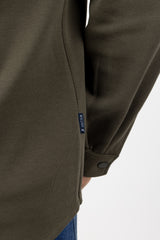 Sobrecamisa Tejido Técnico Verde Militar