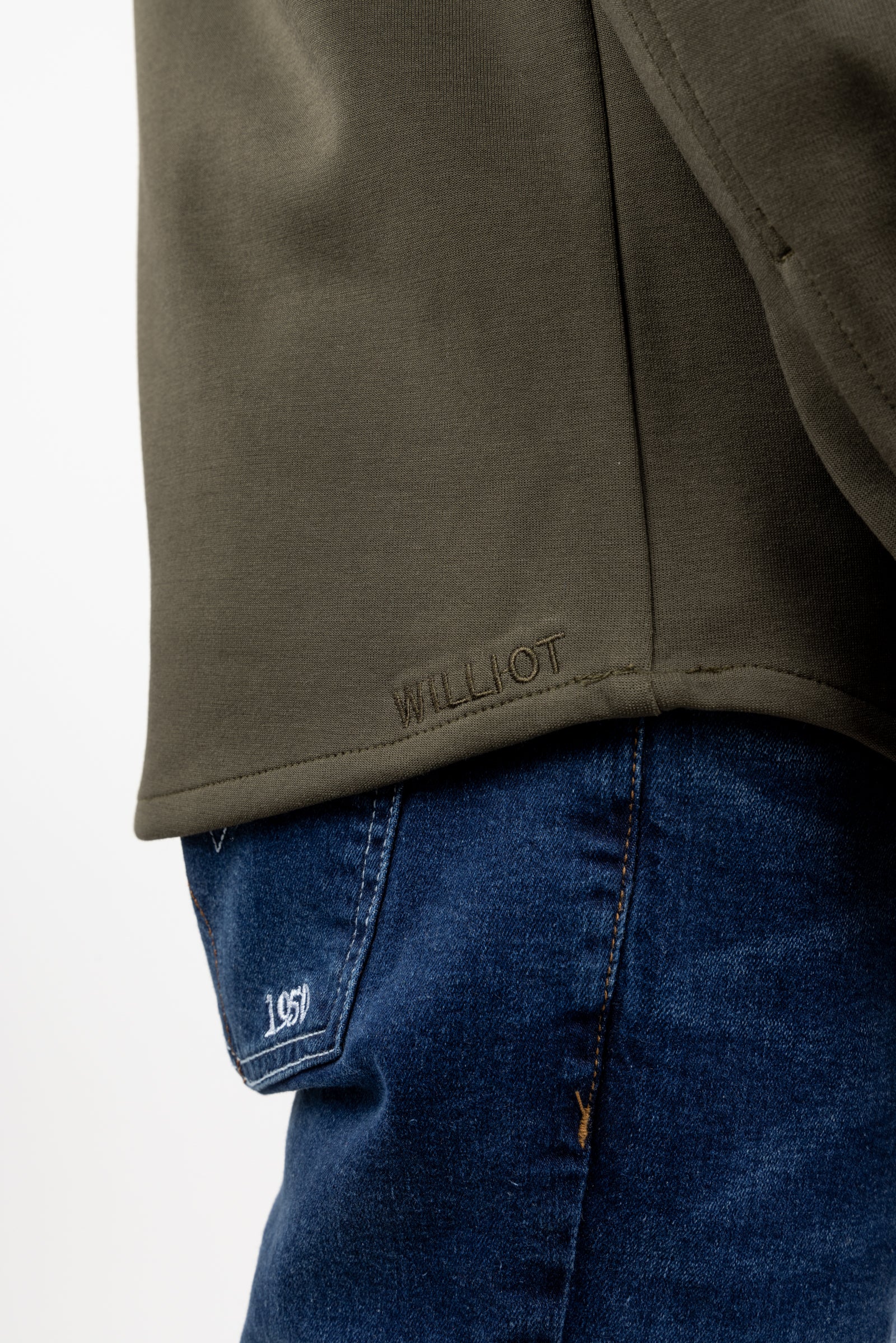 Sobrecamisa Tejido Técnico Verde Militar
