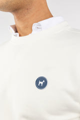 Sudadera Diseño Williot Espalda Crema