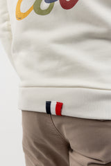 Sudadera Diseño Williot Espalda Crema