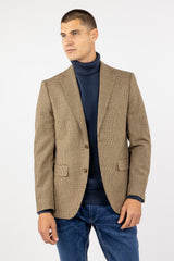 Americana Lana Pata de Gallo Beige
