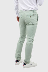 Pantalón Chino Slim Verde Menta
