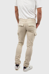 Pantalón Cargo Lino Arena