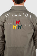 Sobrecamisa con Parches Verde Militar