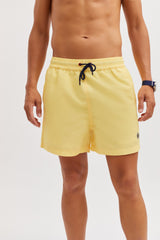 Bañador Básico Amarillo Suave