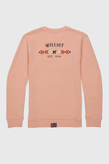 Sudadera Étnica Bordada Coral