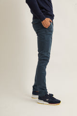 Pantalón Chino Slim Petróleo