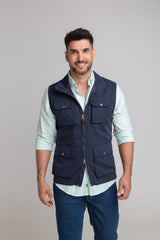 Chaleco Safari Marino