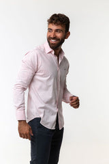 Camisa Rosa Algodón Suavizado