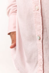 Camisa Rosa Algodón Suavizado