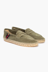 Alpargata Mocasín Serraje Kaki