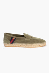 Alpargata Mocasín Serraje Kaki