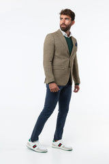 Americana Espiga Lana Beige