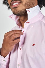 Camisa Epu Rosa Slim Fit
