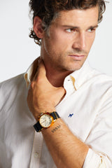 Reloj Champagne con Pasta Karey
