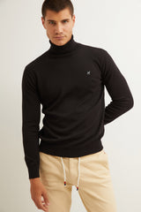 Jersey Cuello Vuelto Negro