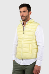 Chaleco Acolchado Ultraligero Amarillo Pastel