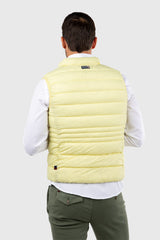 Chaleco Acolchado Ultraligero Amarillo Pastel