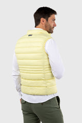 Chaleco Acolchado Ultraligero Amarillo Pastel