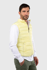 Chaleco Acolchado Ultraligero Amarillo Pastel