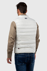 Chaleco Acolchado Ultraligero Gris Claro