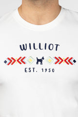 Camiseta Étnica Bordada Blanca