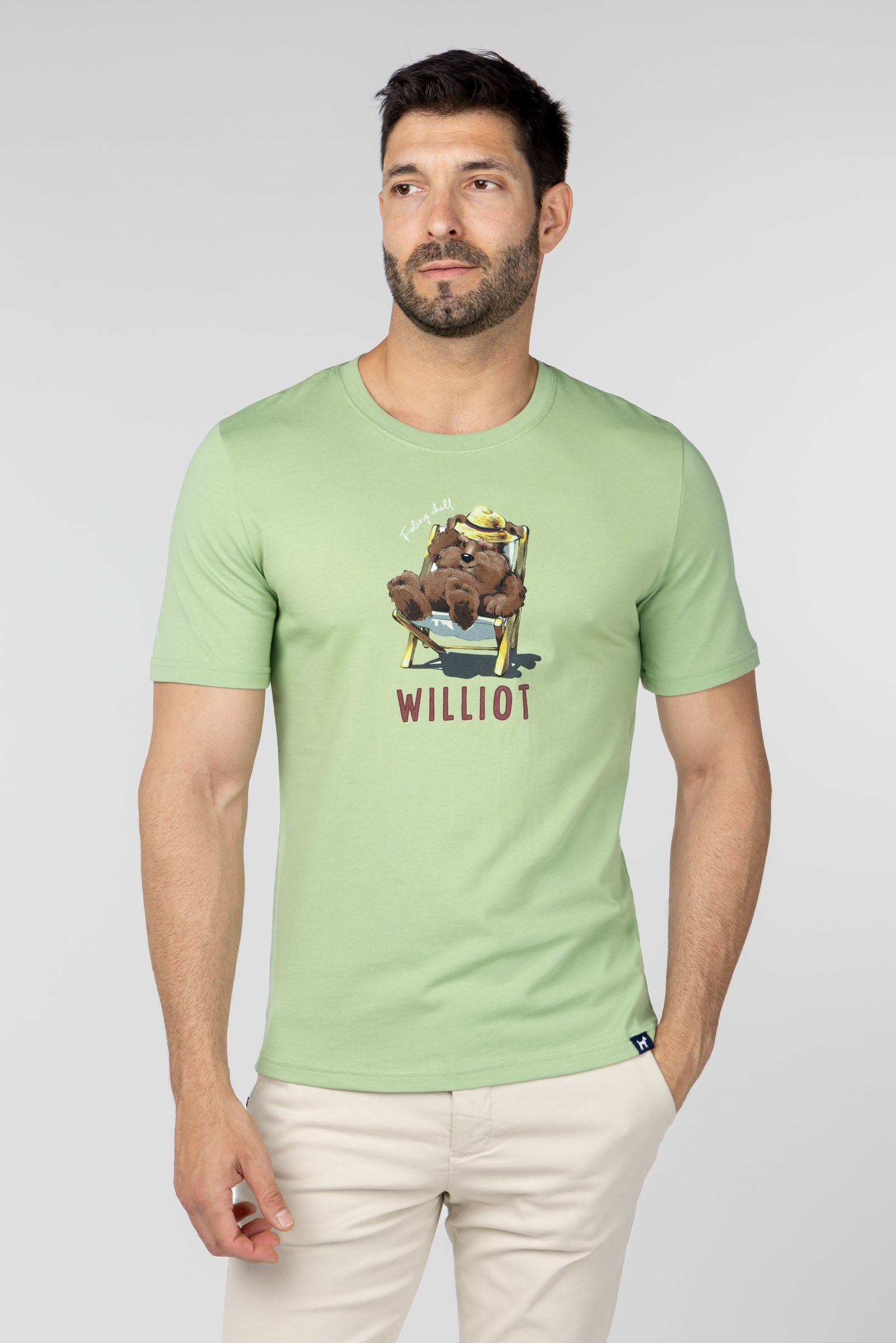 Camiseta Mr Williot Chill Verde