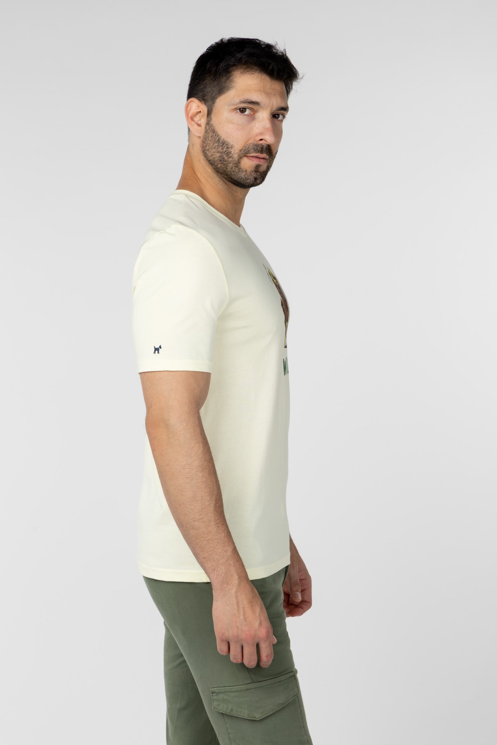 Camiseta Mr Williot Chill Amarillo Pastel