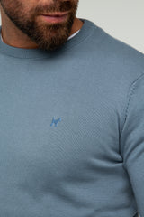 Jersey Cuello Redondo Azul