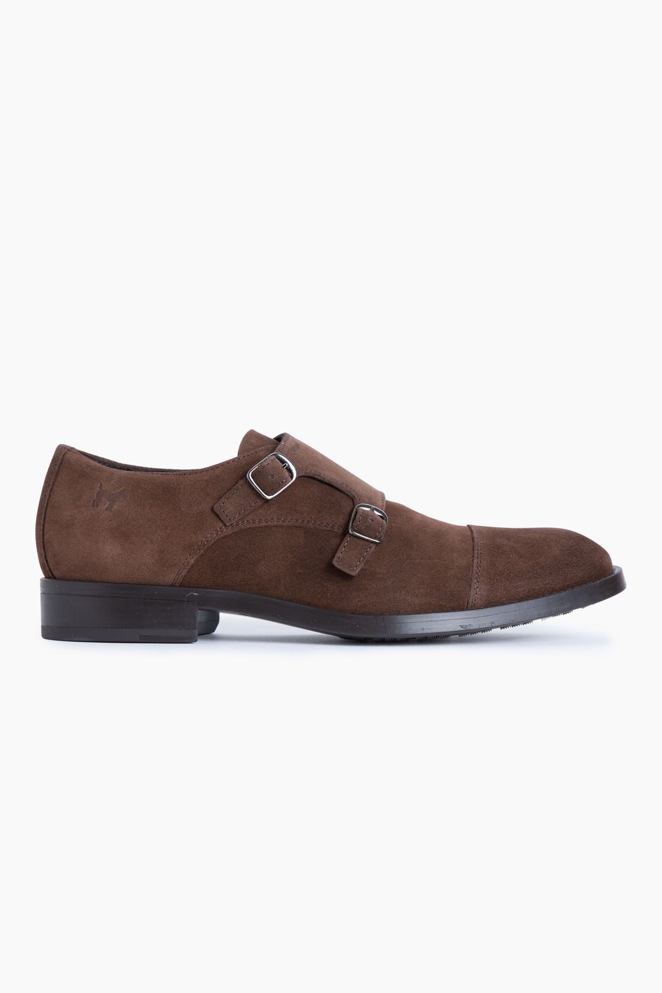 Zapato Monk Strap Piel Marrón