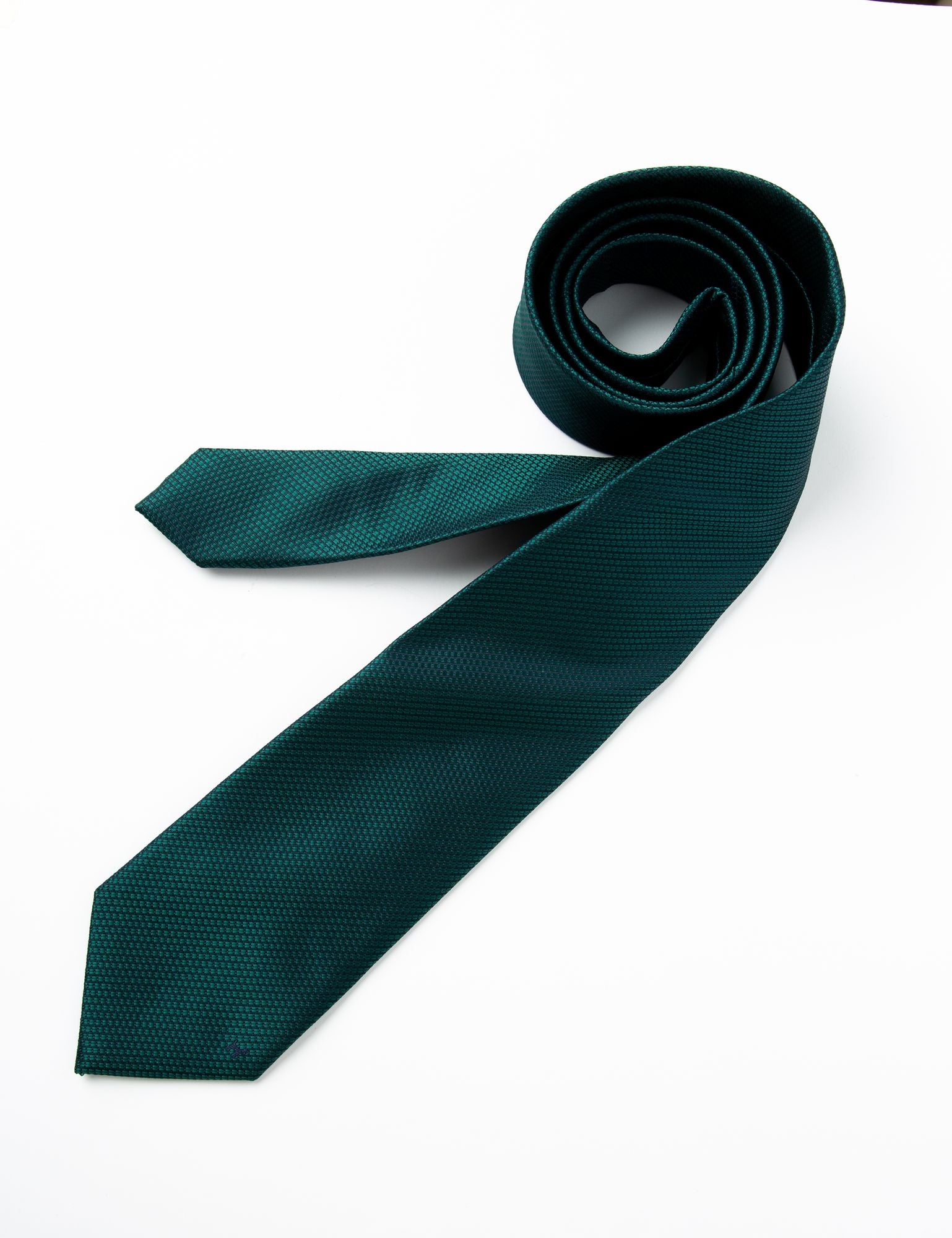 Corbata Lisa Verde Botella