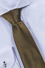 Corbata Marron con Logo