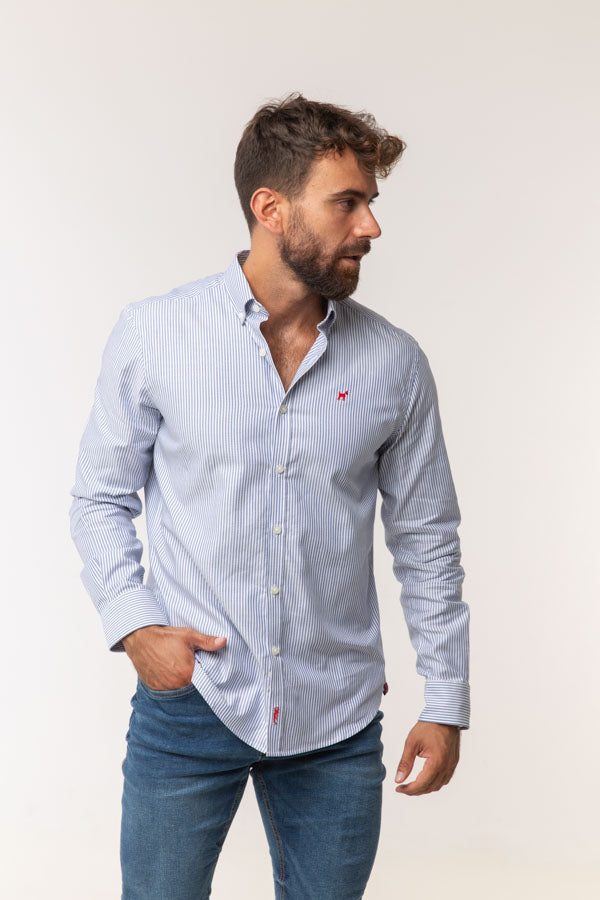 Camisa Ray Oxford Marino