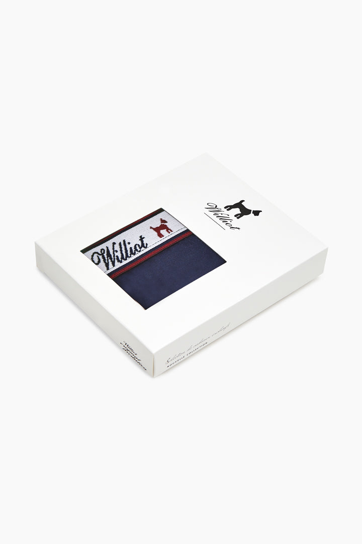 Boxer Liso Marino