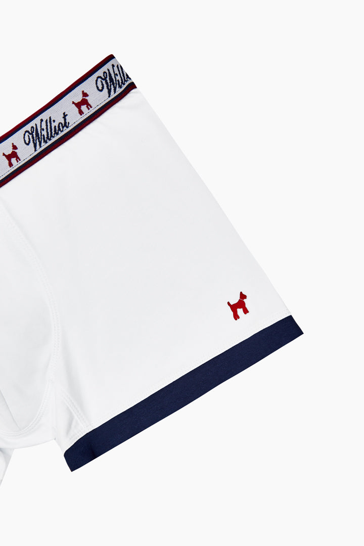 Boxer Liso Blanco