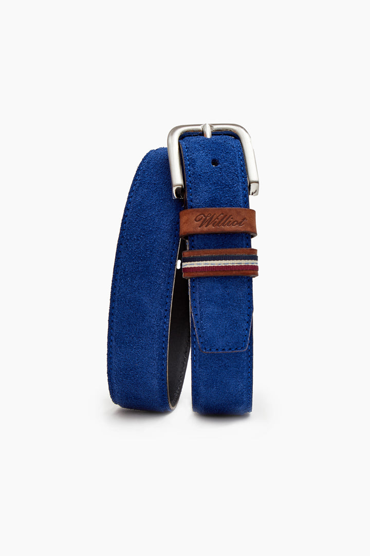 Cinturón Serraje Azul