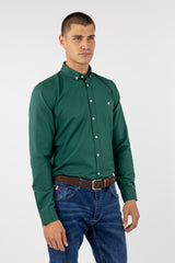 Camisa Oxford Liso V.Botella Slim