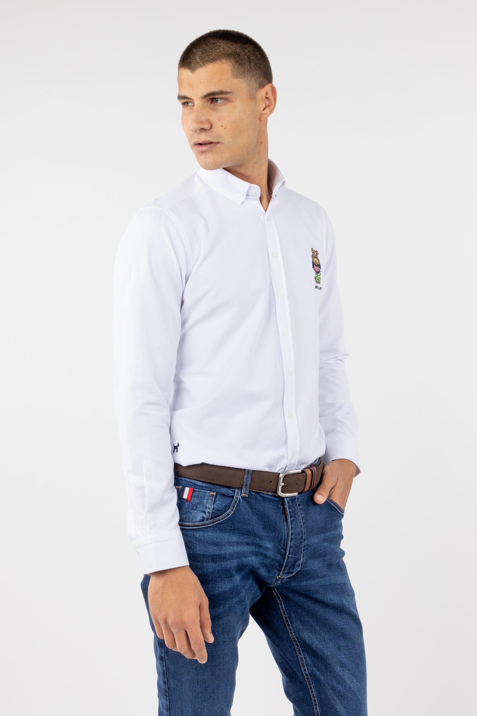 Camisa Oxford MrWilliot Blanco