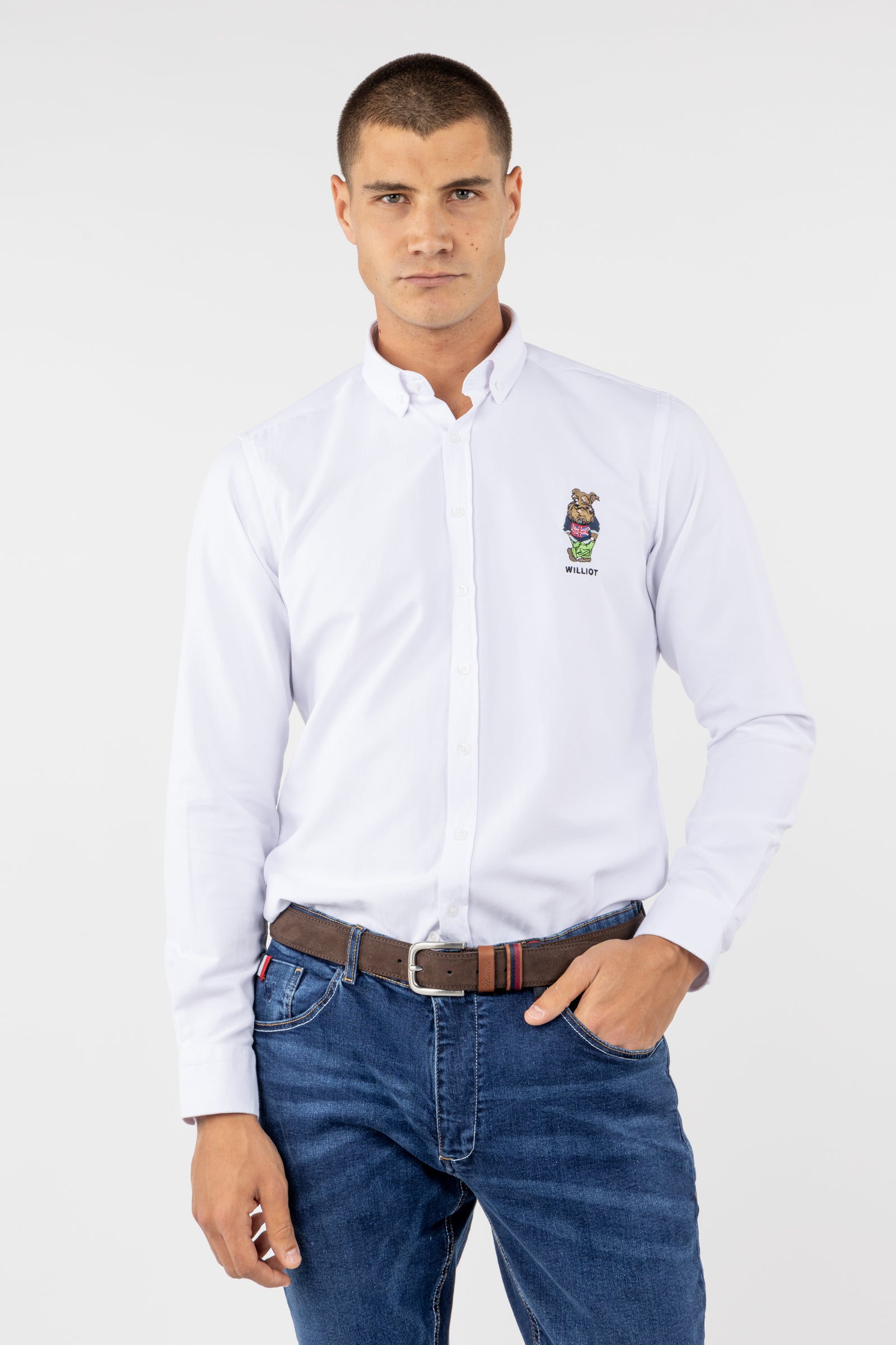 Camisa Oxford MrWilliot Blanco