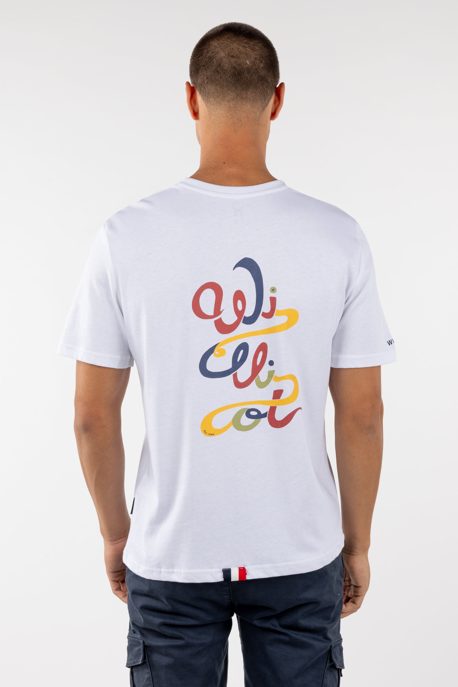 Camiseta Diseño Williot Espalda Crema