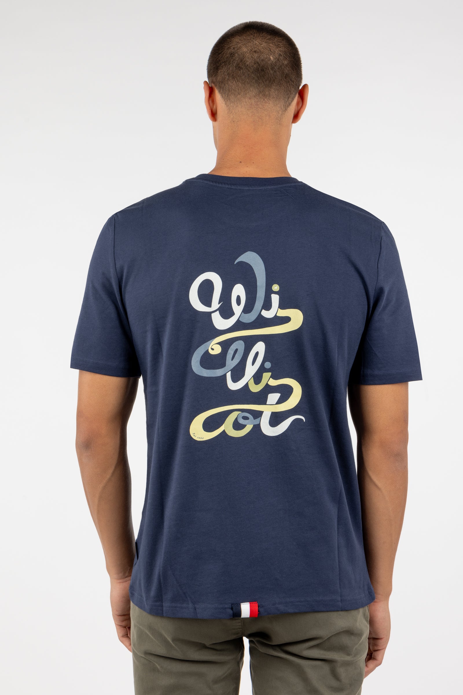 Camiseta Diseño Williot Espalda Marino