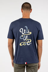 Camiseta Diseño Williot Espalda Marino