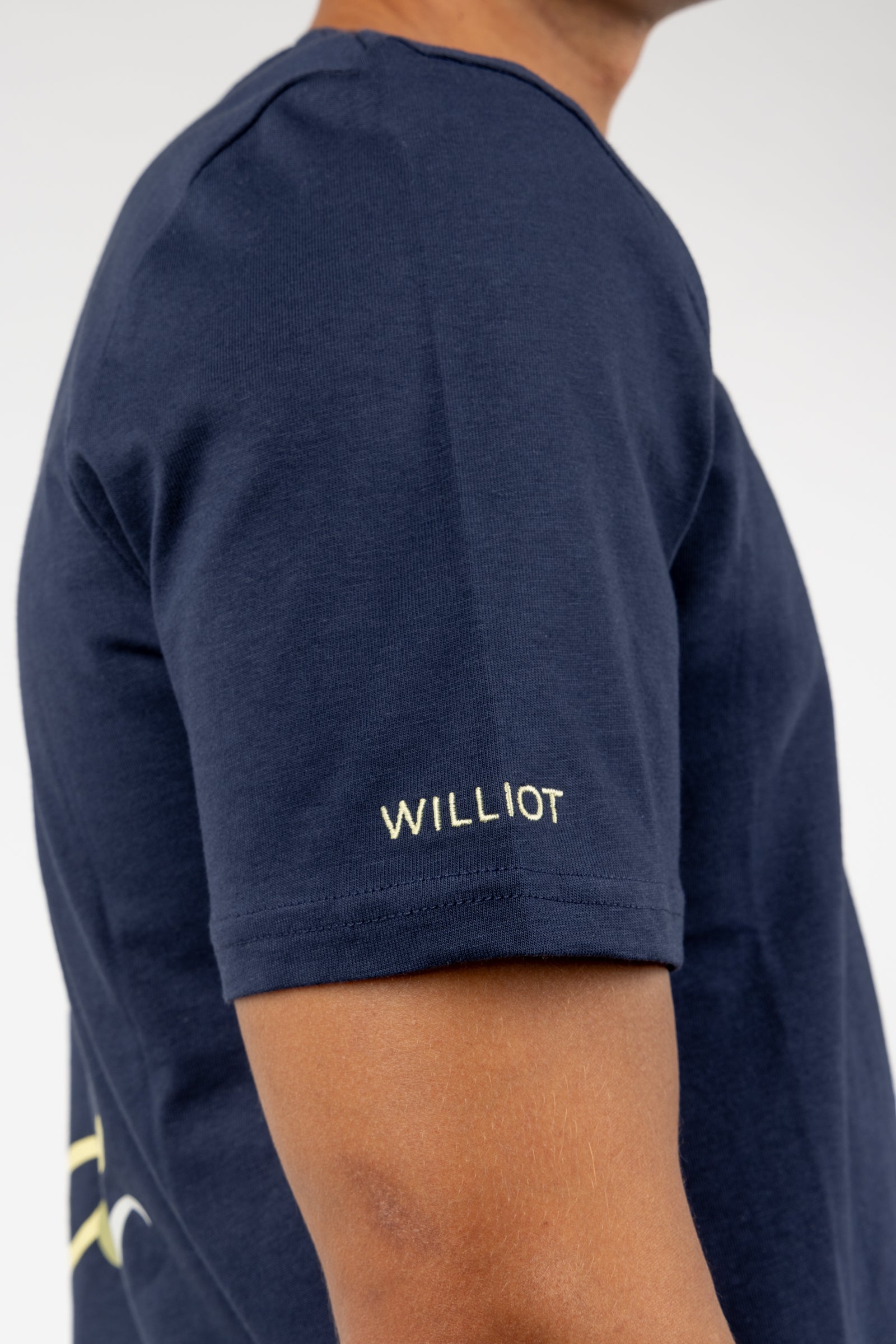 Camiseta Diseño Williot Espalda Marino
