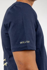 Camiseta Diseño Williot Espalda Marino