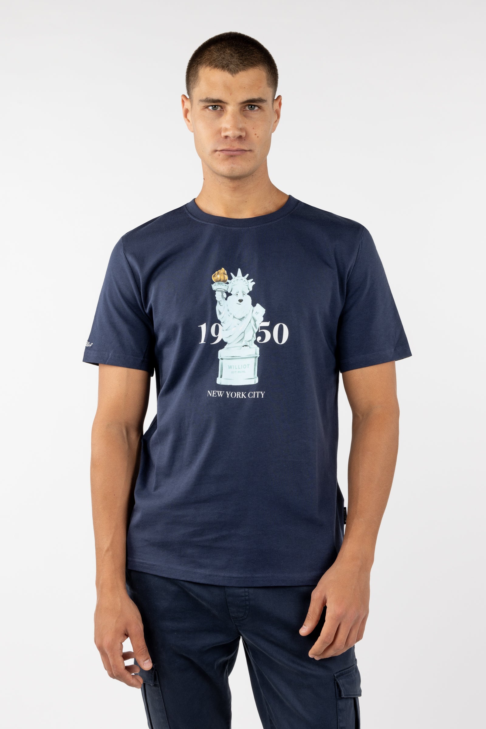 Camiseta Mr Williot New York Marino